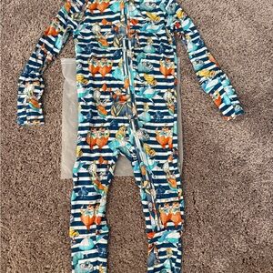 Alice and Wonderland Bamboo Zippy